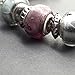 Armreif Thurcolas Style Charms Farbe rosa und antikes Silber - 4