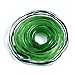 Edelstahl-Armreif mit Scheibe aus Murano-Glas in Grün-Tönen, Glas-Schmuck, Wechsel-Schmuck, Unikat - 3