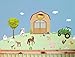 Wandtattoo "Bauernhof XL" Bauernhof 19 Tiere personalisierbare Wandaufkleber für Kinderzimmer und Babyzimmer