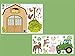 Wandtattoo „Bauernhof XL“ Bauernhof 19 Tiere personalisierbare Wandaufkleber für Kinderzimmer und Babyzimmer - 3