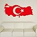Islamische Wandtattoos – Meccastyle – Türkei Landkarte Türkiye haritasi – A5000 - 2