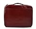 Leder dokument aktentasche herren made in Italy A4 leder handtasche reißverschluss tasche rot ledertasche