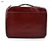 Leder dokument aktentasche herren made in Italy A4 leder handtasche reißverschluss tasche rot ledertasche - 7