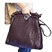 Handgefertigte handtaschen Leder Burgund