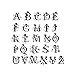Initial-Stempel mit Adresse, Monogramm-Stempel, Stempel mit Motiven, Adress-Stempel personalisiert rund 40 mm, selbstfärbend mit integriertem Stempelkissen, Automatikstempel, Buchstaben von A-Z wählbar. - 2