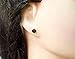 Ø6mm Schwarze Holz Ohrstecker Mini Kleine Ebenholz Männer Fake Plugs Ohrringe hölzerne Mini Ohrring kleine runde Holzohrstecker wooden earrings wood post studs - 5