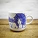 Kaffeebecher / Becher Lona im maritimen Design - Porzellan blau-weiss von Ahoi Marie