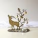 Tischlicht | Weihnachtsdeko | Tisch Dekoration | Hirsch gold | 20 x 20 cm