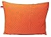 Kissenbezug 30 X 40 cm “ Dinos Orange Punkte “ Namensstick Weiß Kinderkissen Namenskissen Mädchen Dinosaurier Babykissen Taufe Kissenhülle 100 % Baumwolle BW - 2