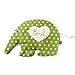 Wärmekissen Baby: Ameisenbär Emil mit Sternen in grün (Kirschkernkissen) mit Namen - für Kinder (personalisierte geschenke)