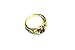 „Umschlungen“ Goldener Ring mit rotem Spinell - 3