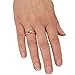 Alexandrit Ring 0,20 ct. (Rosegold 585) Alexandritring mit Farbwechsel - 2