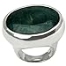 Smaragd Ring 29x24 mm (Sterlingsilber 925) Smaragdring