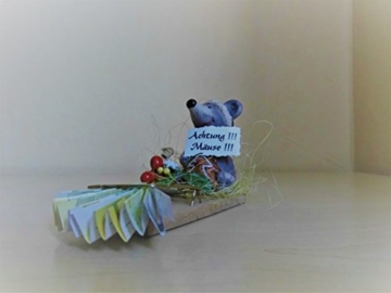 Achtung Mäuse - Geldgeschenk zu Weihnachten Mausefalle - 