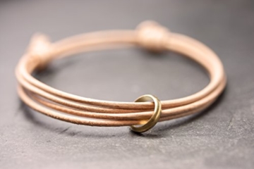 Armband Ring nude -