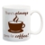 Bedruckte Tasse mit Motiv Coffee time Motivtasse Kaffeebecher Kaffeetasse - 