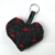 Beletage Schlüsselanhänger Taschenanhänger Herz aus Walk anthrazit rot - 