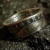 Coinring, Münzring, Ring aus Münze, 900er Silber - Double Sided coin ring - Größe 52 (16.6), handgeschmiedetes Unikat - 