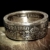 Coinring, Münzring, Ring aus sehr alter Münze (1 Florin/Gulden, Österreich 1860 ), 900er Silber - Double Sided coin ring - Größe 63 (20.1), handgeschmiedetes Unikat - 