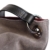 Damenhandtaschen wildleder handgefertigten grau/schwarz - 