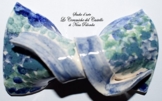 Fliege Keramik Antiquae Linie Piece Unique Hergestellt und von Hand bemalt Le Ceramiche del Castello Made in Italy Maße: 8.5 x 5.5 cm -