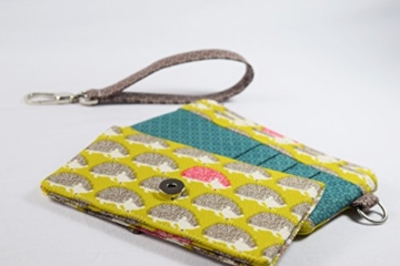 Geldbeutel Brieftasche Portemonnaie aus Designerstoffen, Handgefertigt Limitiert - 