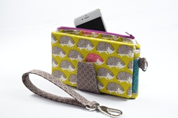 Geldbeutel Brieftasche Portemonnaie aus Designerstoffen, Handgefertigt Limitiert -