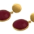 Gemshine Handmade - Ohrringe - Ohrhänger - Vergoldet - Rubin - Rot - 2,5 cm - 