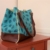 Handtasche Schultertasche aus Designerstoff, vergrößerbar, Handgefertigt Einzelstück Unikat - 