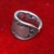 kleiner Ring „Rokoko“-Schmuck aus Silberbesteck R127 - 