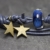 little stars - blau/alaska Lederarmband - 