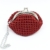 LOLA - Handmade in Italy - Handtasche elegant. Kleine Kupplung. Rot. Evening red clutch purse / coin wallet, with vintage kiss clasp. - 