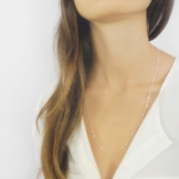 MARIE - kurze layering Halskette aus 925 Sterlingsilber -