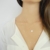 MARIE - kurze layering Halskette aus 925 Sterlingsilber - 