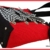 MascherlTascherl Rot-schwarze Dirndltasche. Verspielte Trachtentasche mit Herzen und schwarz-weiß karierten Mascherl. Handtasche für Oktoberfest und Trachtenveranstaltungen - 