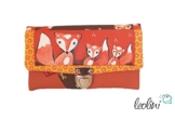 Portemonnaie Geldbeutel Brieftasche Geldbörse Fuchs - handmade, Unikat von Leolini -