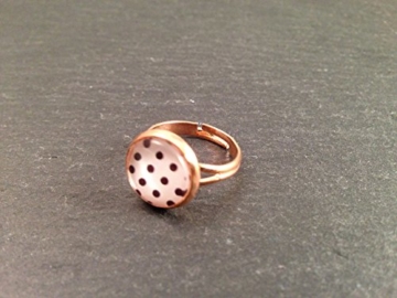 Ring Roségold Punkte - 