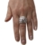 Rubin Ring 2,5 ct. mit Diamanten (Sterlingsilber 925) Rubinring - 