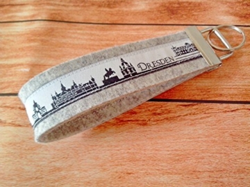 Schlüsselanhänger „Dresden“ aus Wollfilz von ds-handmade - 