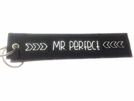 Schlüsselanhänger "Mr. Perfect" - personalisierbar mit euren Namen -
