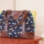 Schultertasche, Handtasche aus Designerstoffen mit Kunstleder, Handgemacht, Einzelstück, Unikat -