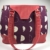 Schultertasche, Handtasche aus Designerstoffen mit Kunstleder, Handgemacht, limitiert - 