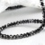schwarze, facettierte Diamanten Kette, 38,25 Karat, 3,6 mm Durchmesser (Gelbgold 585) Diamantenkette -