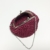SOFIA - Handmade in Italy - Handtasche elegant. Kleine Kupplung. Lila. Evening purple clutch purse / coin wallet, with vintage kiss clasp. -