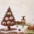 Tischdeko Weihnachtsbaum Joko tree 25cm mit 6 Glaskugeln 3cm und Glasteelicht - 