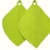 Topflappen helles Hellgrün gehäkelt aus Baumwollgarn 100 % Baumwolle -
