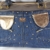 trendige Sternen Handtasche Echtleder Bronze/Metallic kombiniert mit Jeans - 