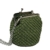 VIRGINIA - Handmade in Italy - Handtasche elegant. Grün. Evening green clutch purse / coin wallet, vintage kiss clasp. - 