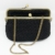 ZOE - Handmade in Italy - Handtasche elegant. Schwarz. Evening black clutch purse with golden vintage kiss clasp. - 